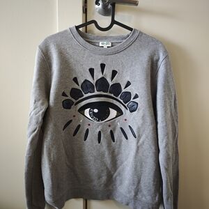 Kenzo Gray Eye Sweatshirt